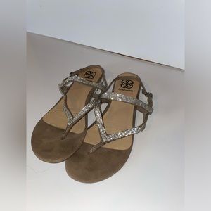 Strappy bling sandals size 10